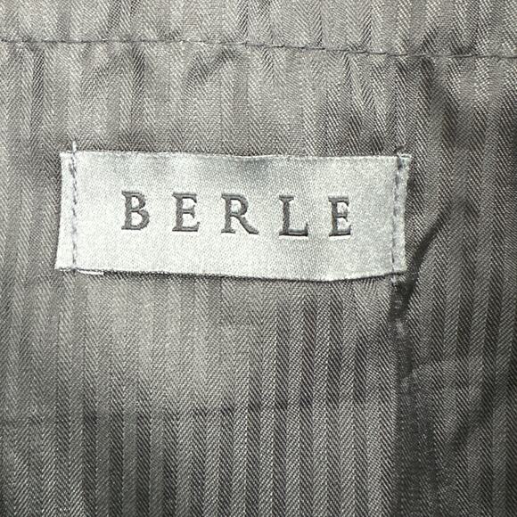 Berle Blue Straight Leg Flat Front Classic Formal Dress Pants Size 42 R - Picture 3 of 8